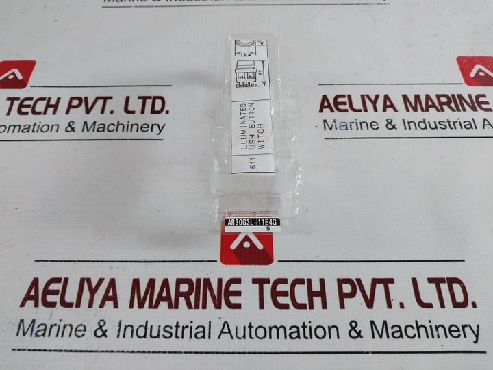 Fuji Electric Ar30G3L-11E4G Illuminated Push Button Switch Ar30G3L E4