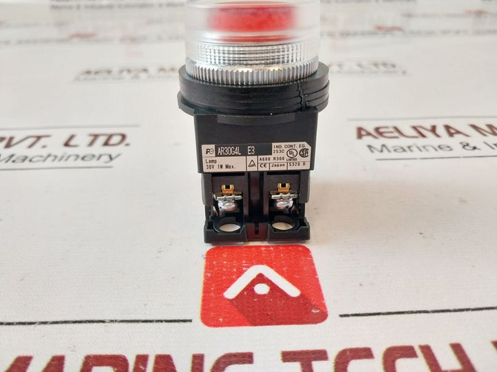 Fuji Electric Ar30G4L-01E3R Lluminated Red Pushbutton