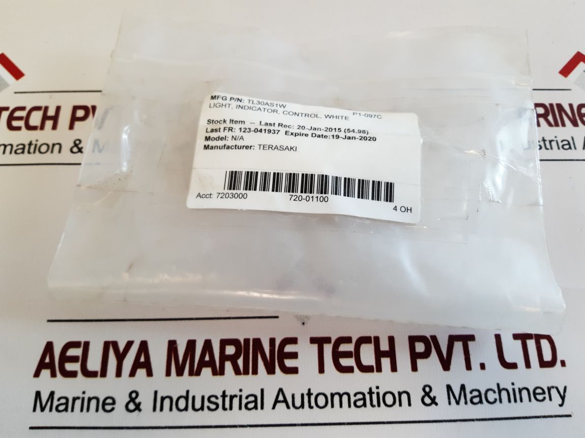 Fuji Electric Ar9T511-h Indicator Control Light,White Tl30As1W