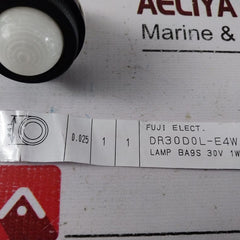 Fuji Electric Dr30D0L-e4W Pilot Light