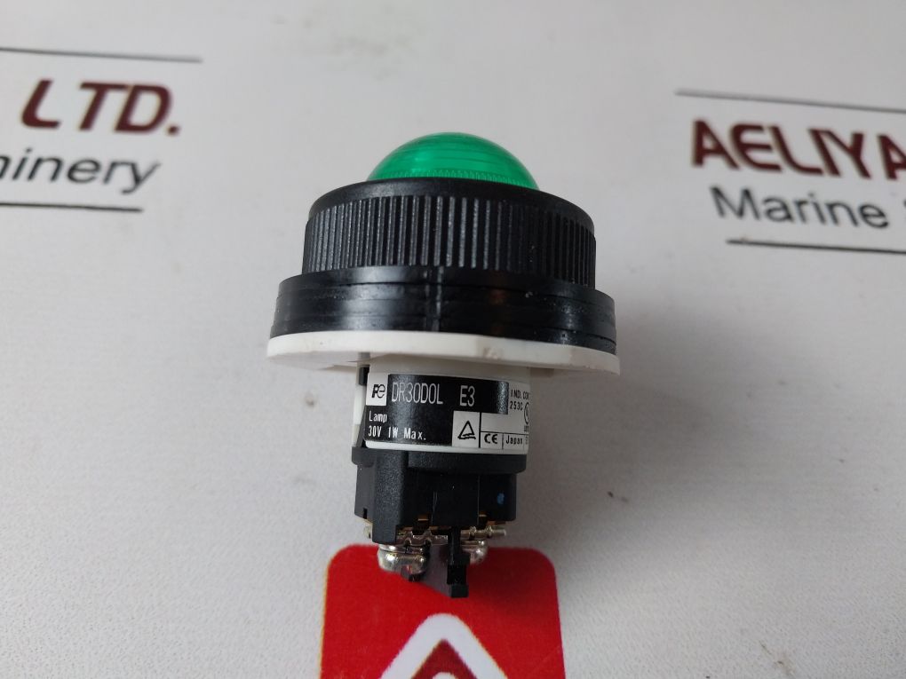 Fuji Electric Dr30D0L-e3G Round Green Pilot Light Dr30D0L-e3