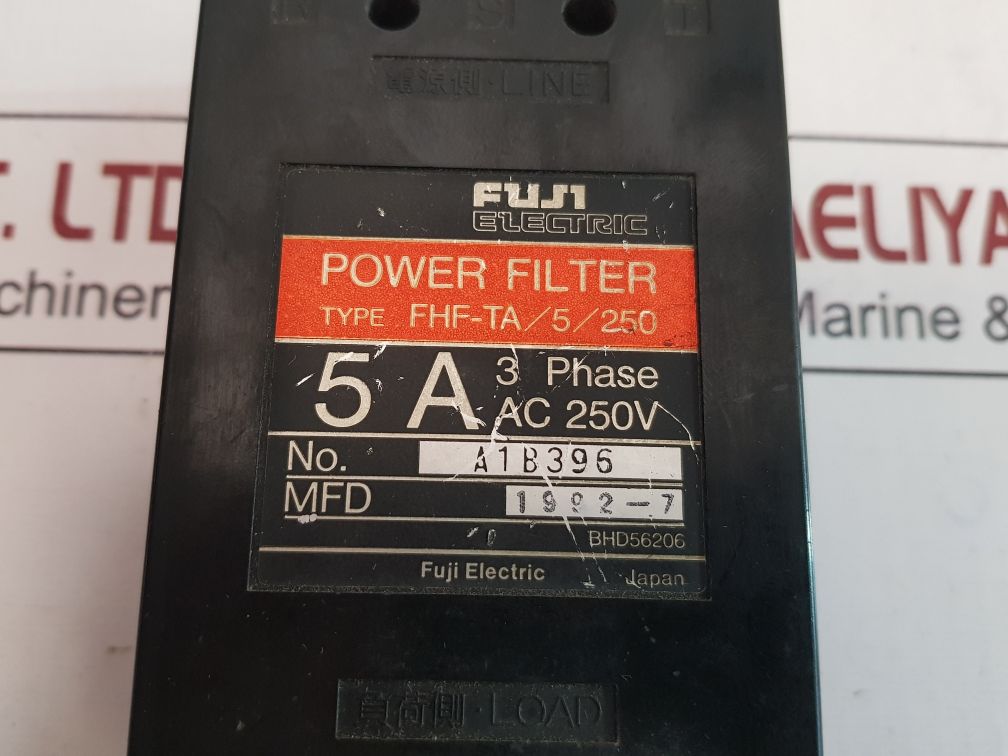 Fuji Electric Fhf-ta/5/250 Power Filter