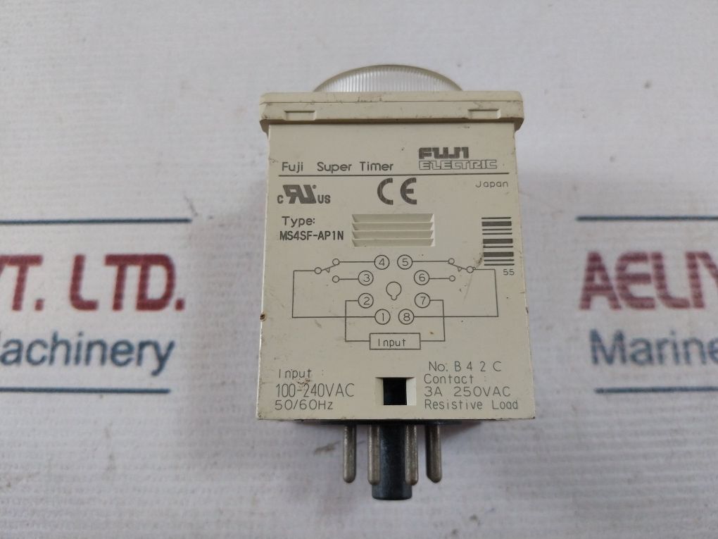 Fuji Electric Ms4Sf-ap1N Super Timer 0-12 Min