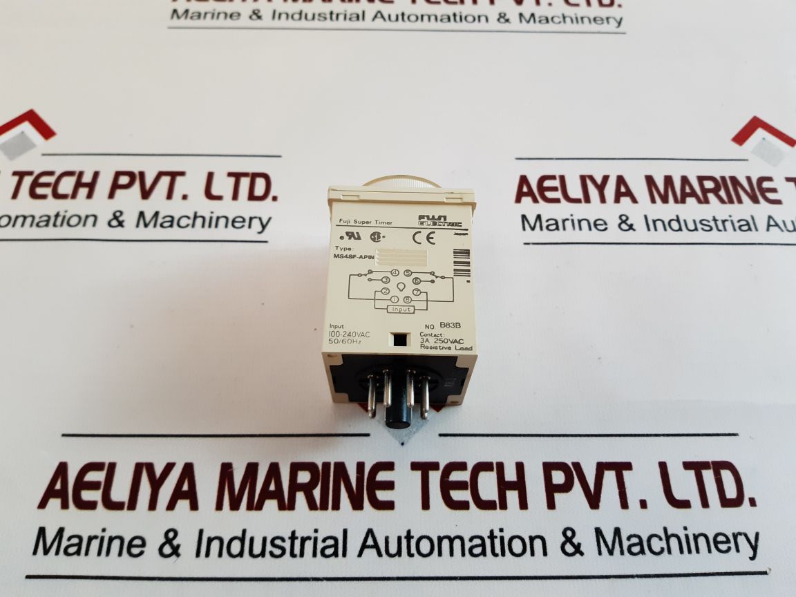 Fuji Electric Ms4Sf-ap1N Super Timer 0.6S To 60H Free Shipping