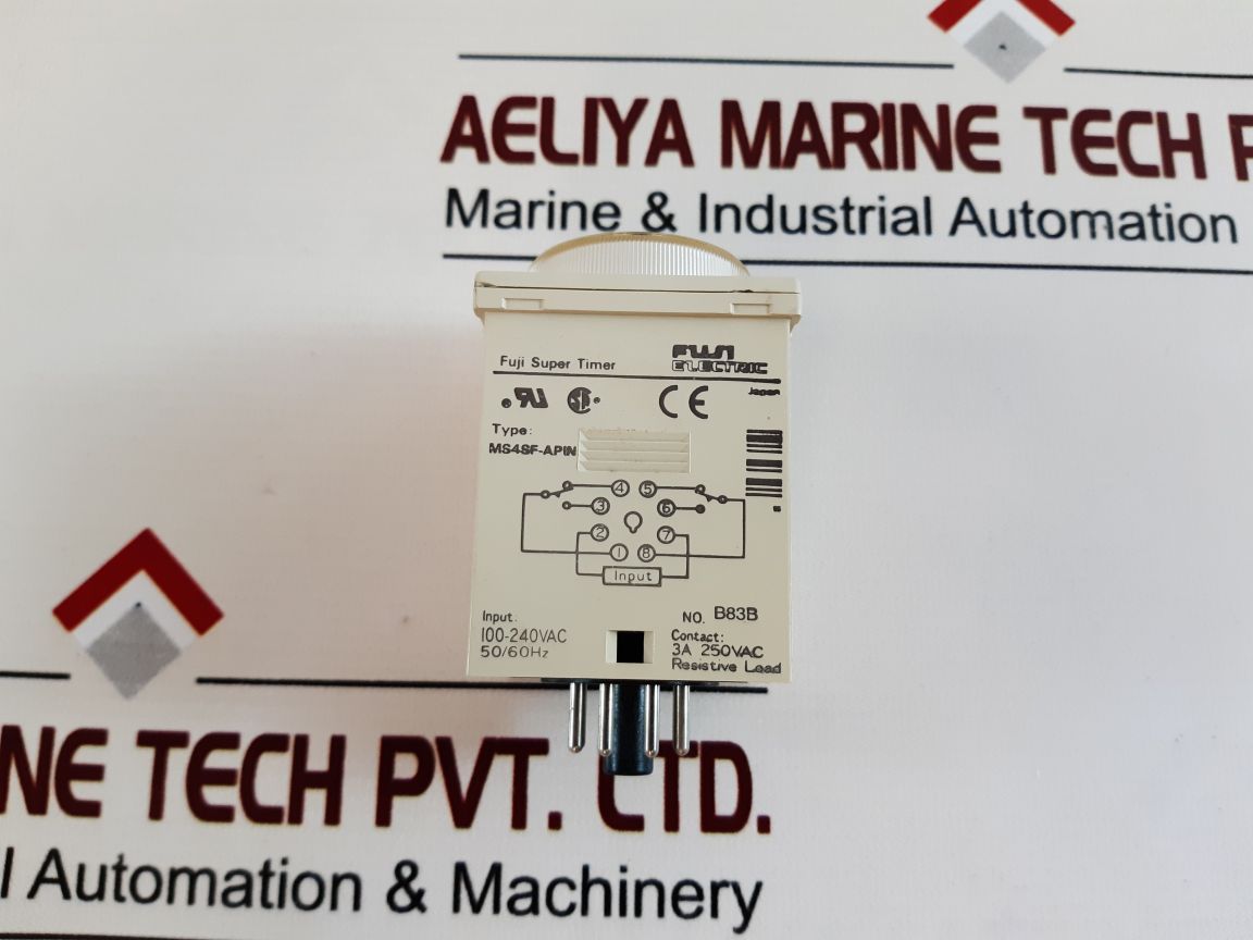 Fuji Electric Ms4Sf-ap1N Super Timer 0.6S To 60H Free Shipping