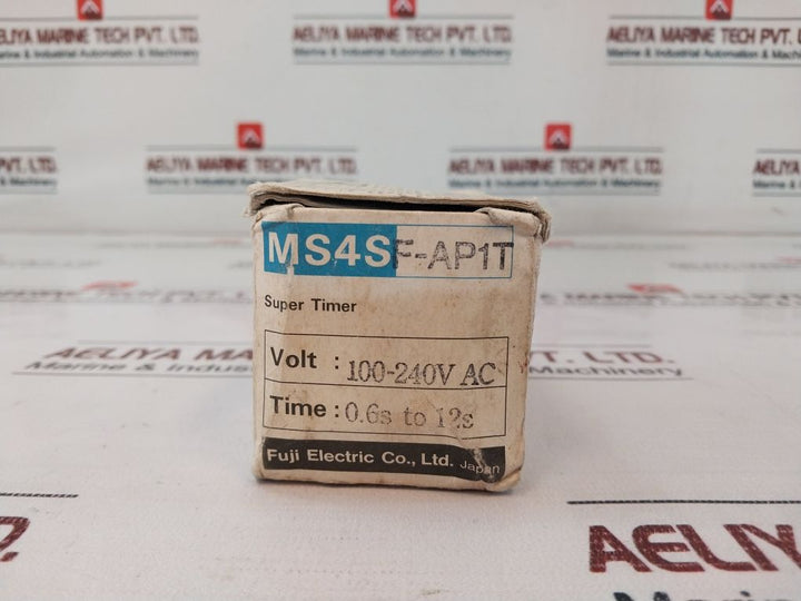 Fuji Electric Ms4Sf-ap1T Super Timer 0.6S To 12S
