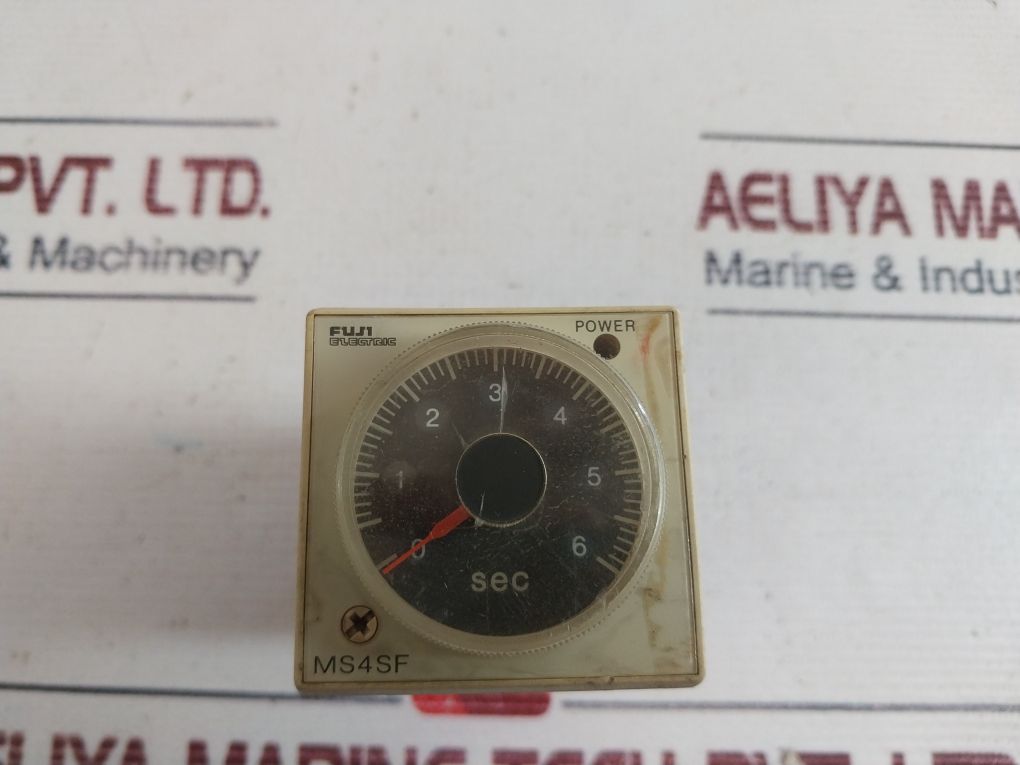 Fuji Electric Ms4Sf-ap1T Super Timer 3A 250Vac 0-6 Sec
