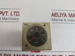 Fuji Electric Ms4Sf-ap1T Super Timer 3A 250Vac 0-6 Sec