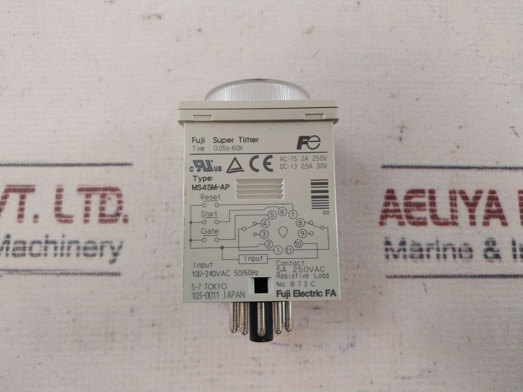 Fuji Electric Ms4Sm-ap Super Timer 0-30 0.1S 