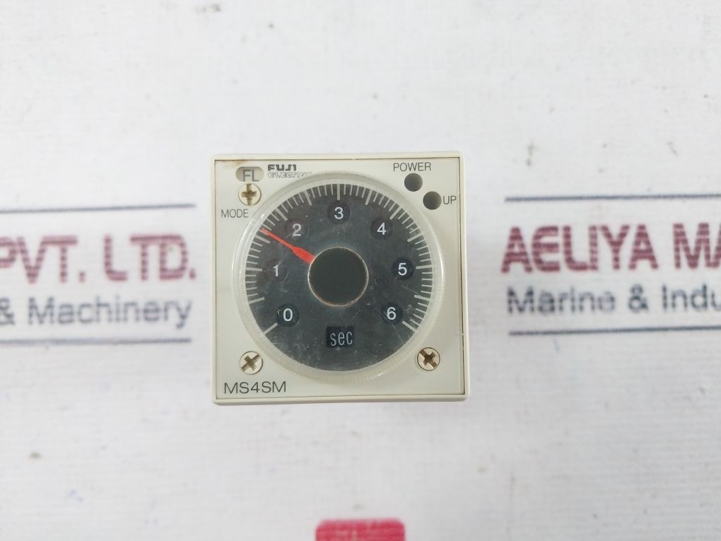 Fuji Electric Ms4Sm-ap Super Timer 0-6 Sec 50/60Hz
