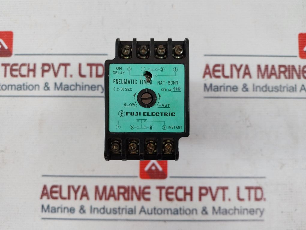 Fuji Electric Nat-60Nr Pneumatic Timer