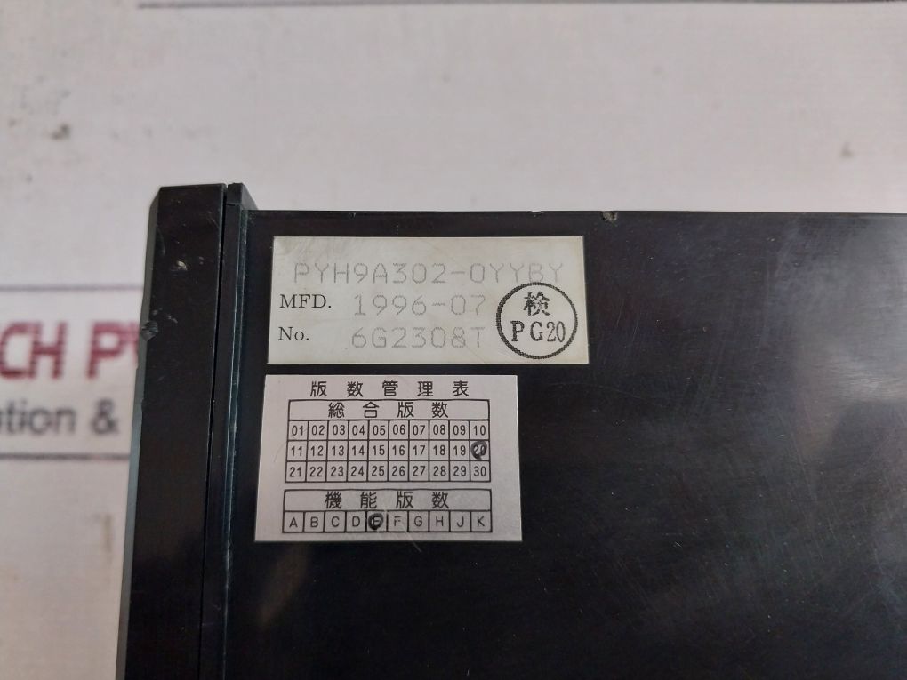 Fuji Electric Pyh9A302-0Yyby Temperature Controller 85~265Vac