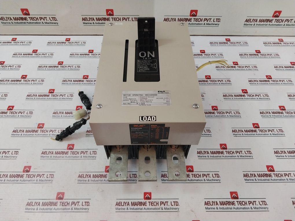 Fuji Electric Sa803R 3P Motor Operating Mechanism 800A Ac600V Dc250V