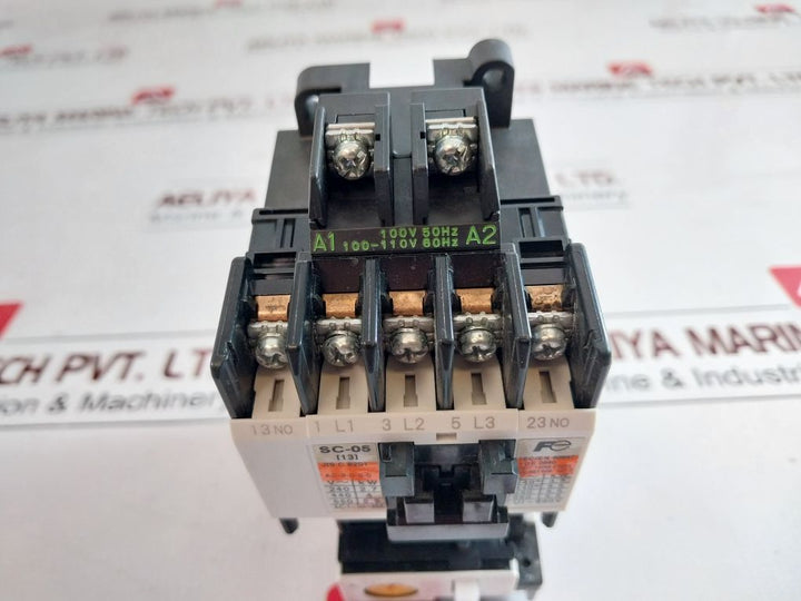 Fuji Electric Sc-05 [13] Contactor With Tr-0N 100V 50Hz 100-110V 60Hz