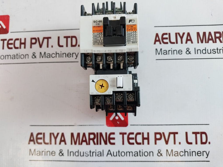 Fuji Electric Sc-05 [13] Contactor With Tr-0N 100V 50Hz 100-110V 60Hz