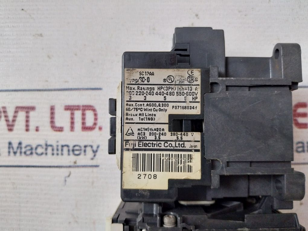 Fuji Electric Sc-0 Contactor
