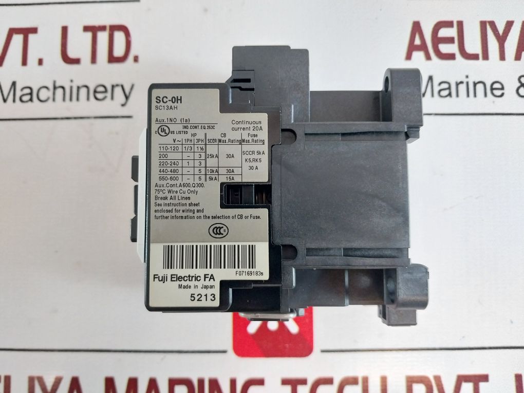 Fuji Electric Sc-0H Magnetic Contactor