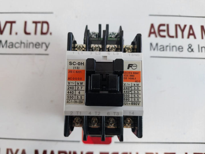 Fuji Electric Sc-0H Magnetic Contactor