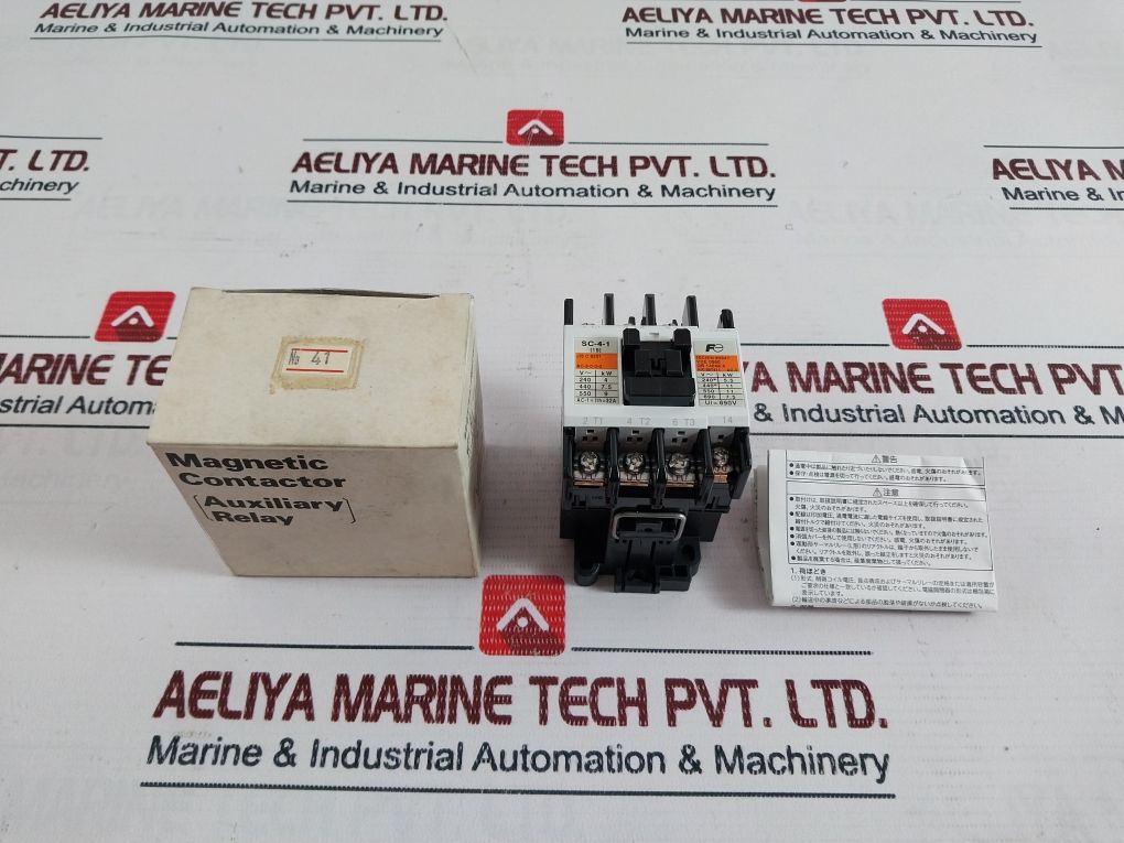 Fuji Electric Sc-4-1 Magnetic Contactor Auxiliary Relay