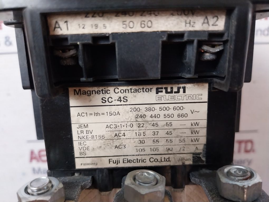 Fuji Electric Sc-4S Magnetic Contactor
