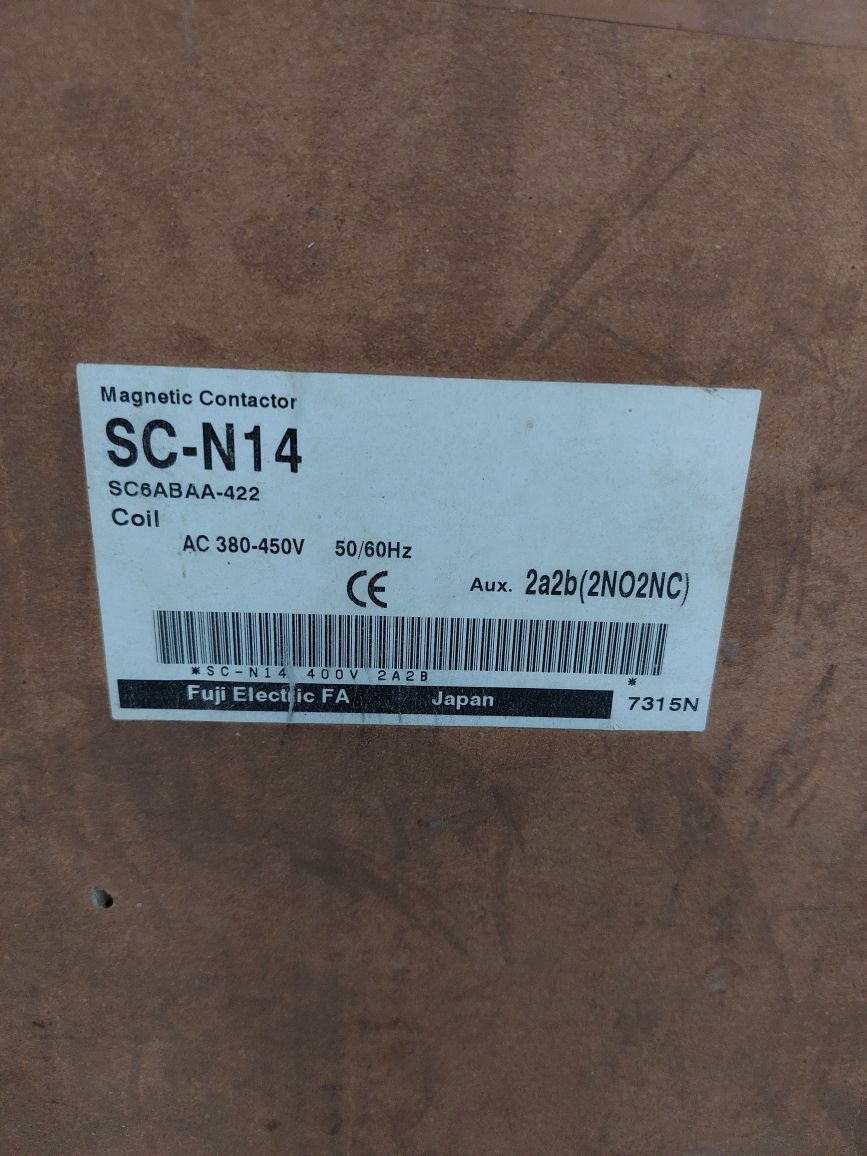 Fuji Electric Sc-n14[600] Magnetic Contactor 3Nc6F0 Sc6Abaa-422