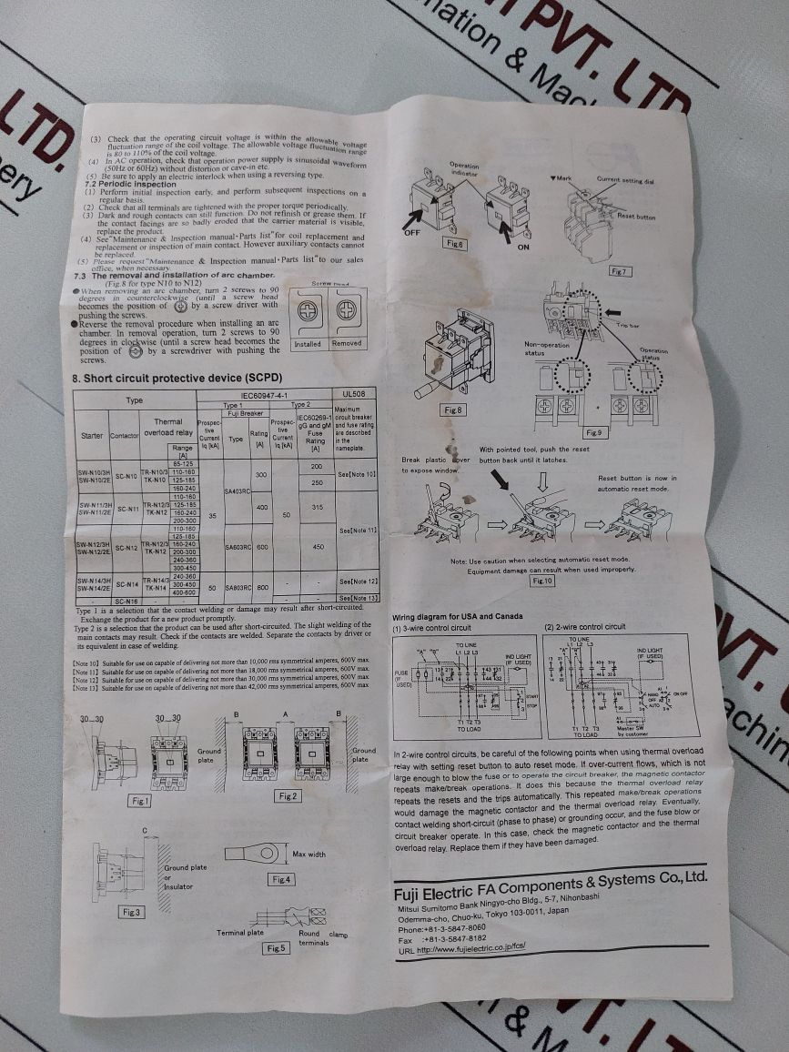 Fuji Electric Sc-n14[600] Magnetic Contactor 3Nc6F0 Sc6Abaa-422