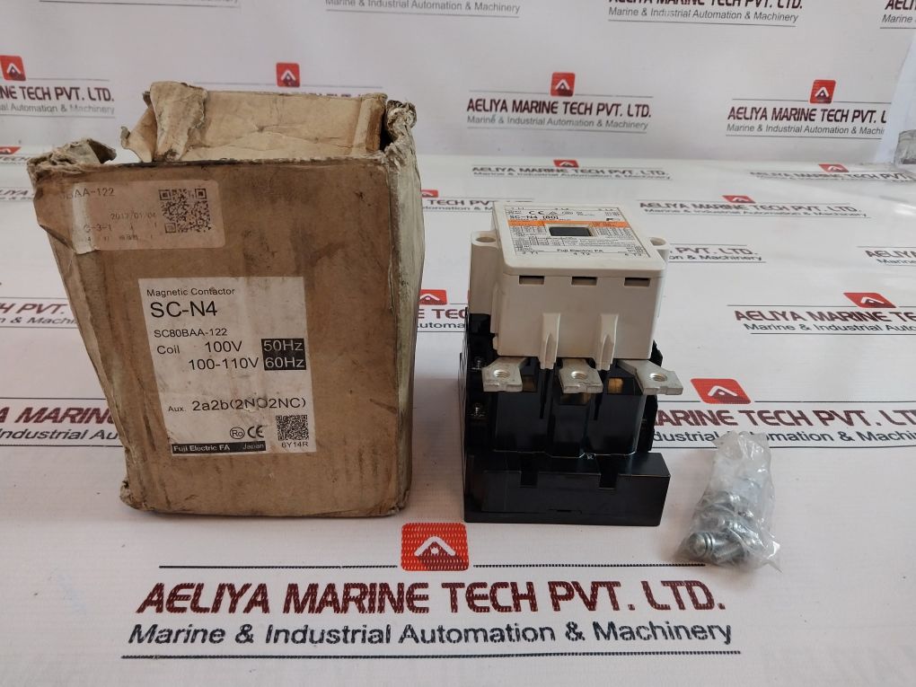 Fuji Electric Sc-n4 [80] / 3Nc2T Magnetic Contactor 100V/110V