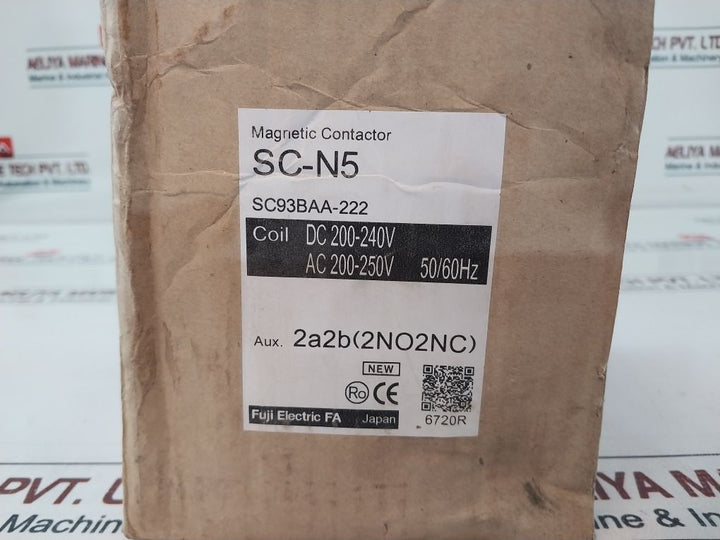 Fuji Electric Sc-n5 [93] Magnetic Contactor Ac 200-250V 50/60Hz
