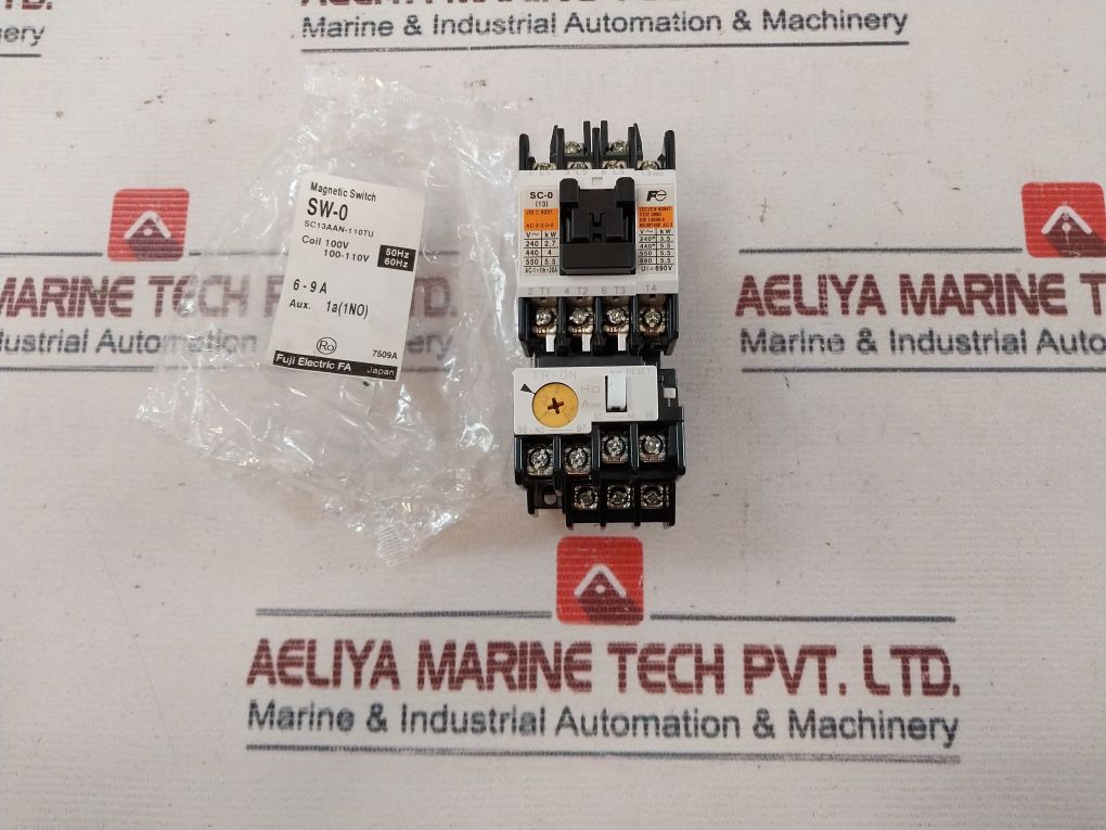 Fuji Electric Sc13Aa Contactor With Tr-0N Overload Relay