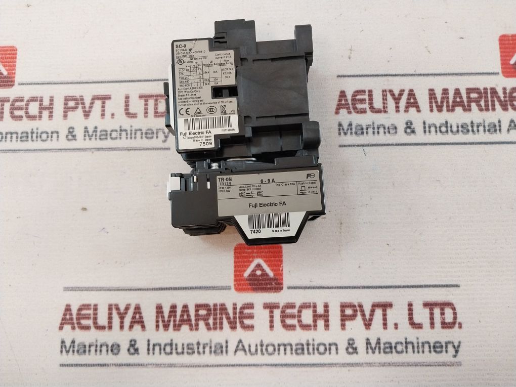 Fuji Electric Sc13Aa Contactor With Tr-0N Overload Relay