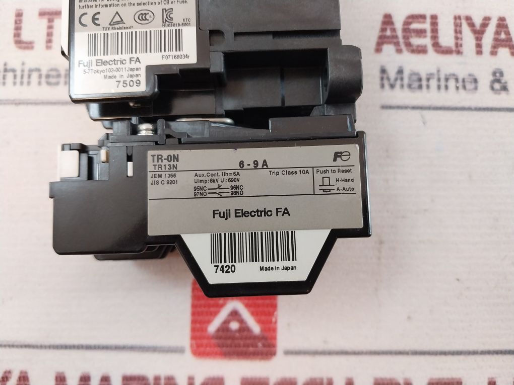 Fuji Electric Sc13Aa Contactor With Tr-0N Overload Relay