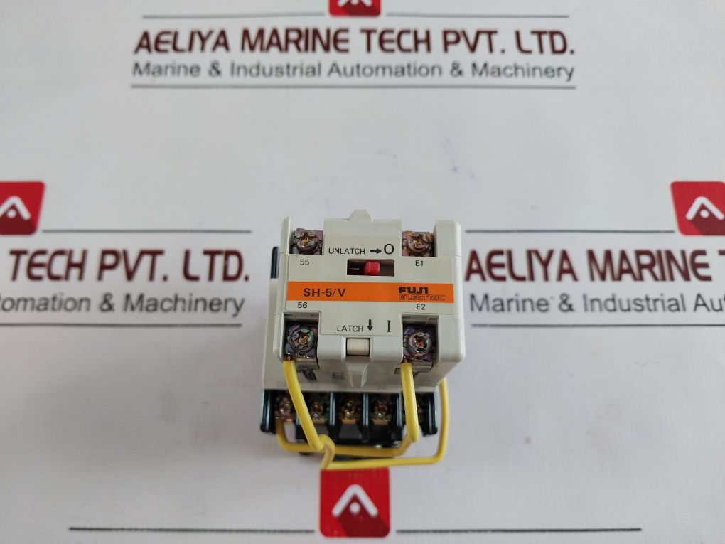 Fuji Electric Sh-5/V Latch Unit/Relay With Sh-5