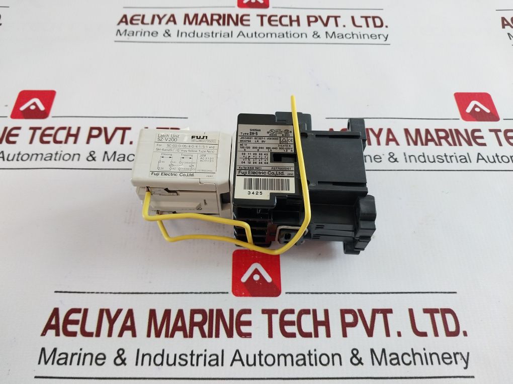 Fuji Electric Sh-5/V Latch Unit/Relay With Sh-5