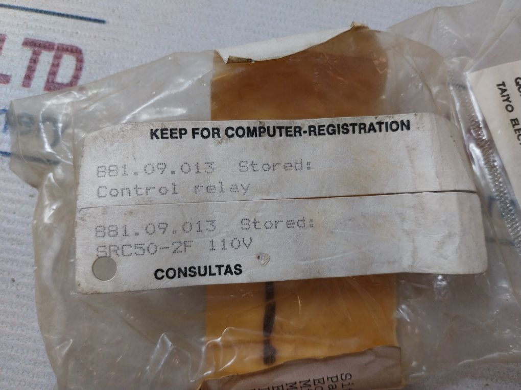 Fuji Electric Src50-2F Control Relay 110V