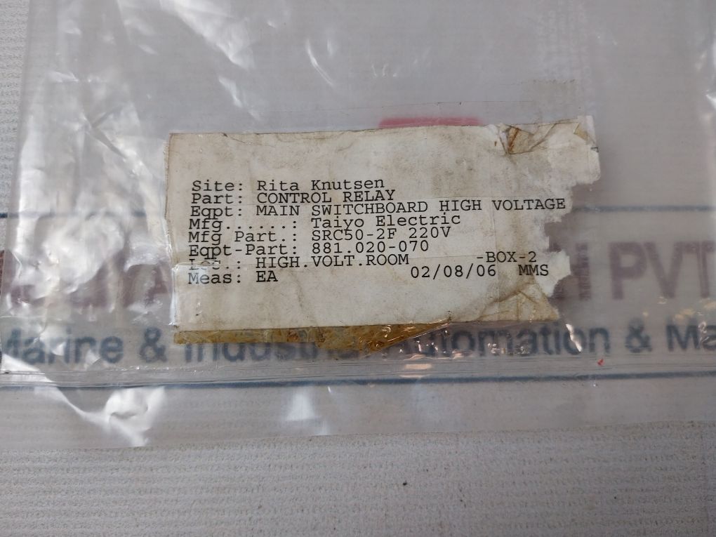 Fuji Electric Src50-2F Control Relay 50/60Hz