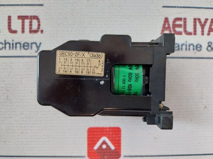 Fuji Electric Src50-2F/X (3A3B) Auxiliary Relay 100-110V 60Hz