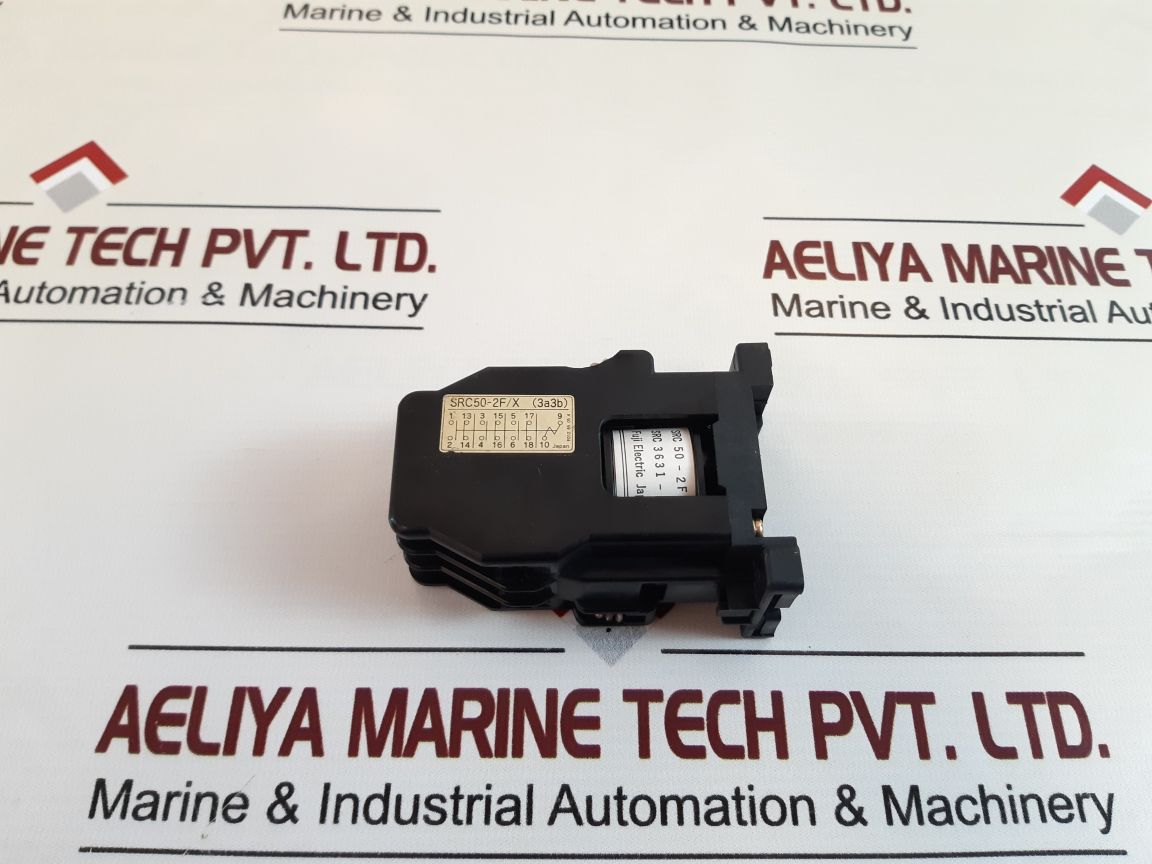 Fuji Electric Src50-2FX (3A3B) Auxiliary Relay Src 3631-02
