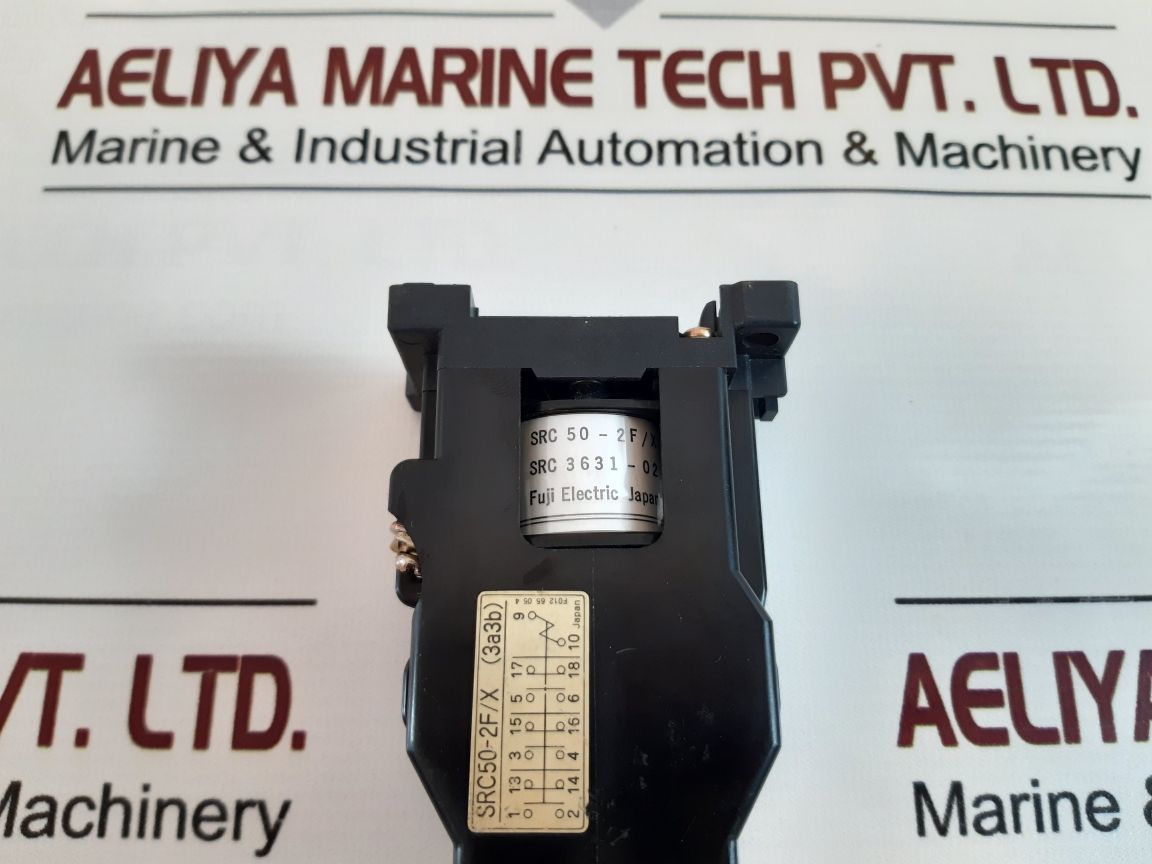 Fuji Electric Src50-2FX (3A3B) Auxiliary Relay Src 3631-02
