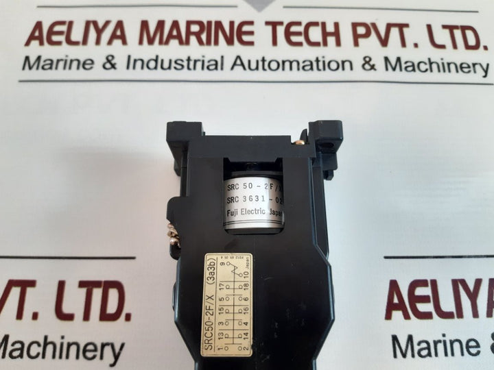 Fuji Electric Src50-2FX (3A3B) Auxiliary Relay Src 3631-02
