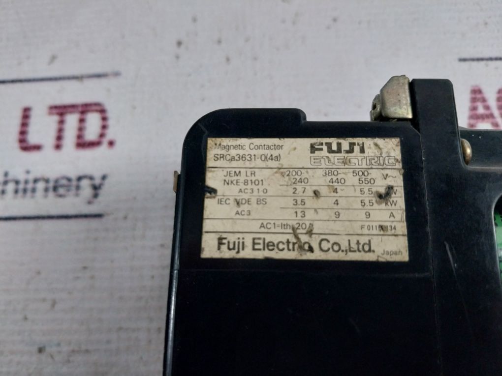 Fuji Electric Srca3631-0(4A) Magnetic Contactor