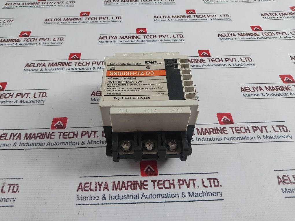 Fuji Electric Ss803H-3Z-d3 Solid State Contactor Ac480V 50/60Hz