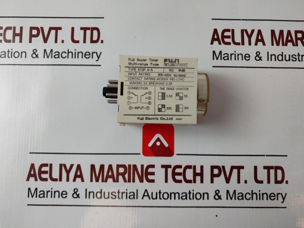 Fuji Electric St3P A-a Super Timer 200-220V 50/60Hz