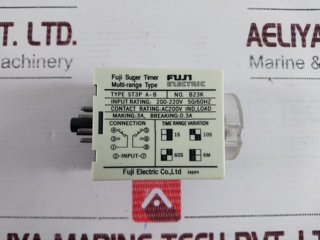Fuji Electric St3P-a-b Super Timer Dc 24V