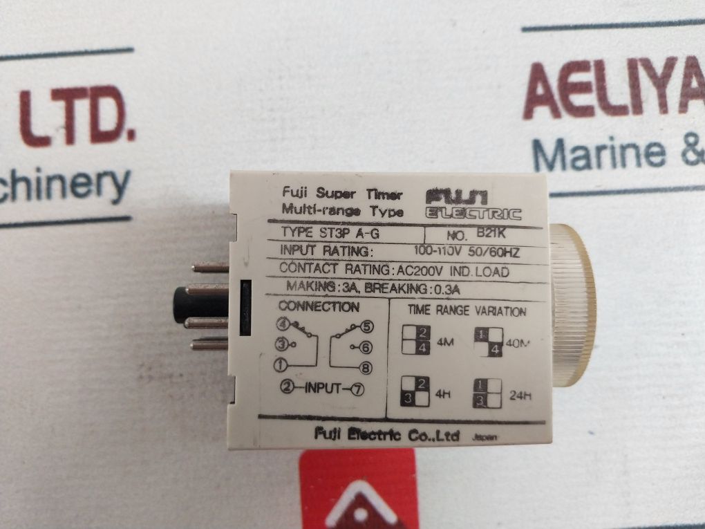 Fuji Electric St3P A-g Super Timer 0-40 Min