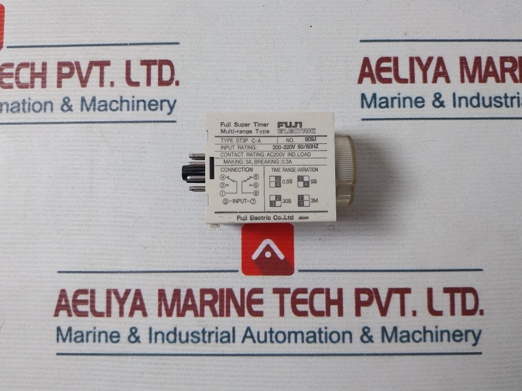 Fuji Electric St3P C-a Super Timer 0-5 Sec