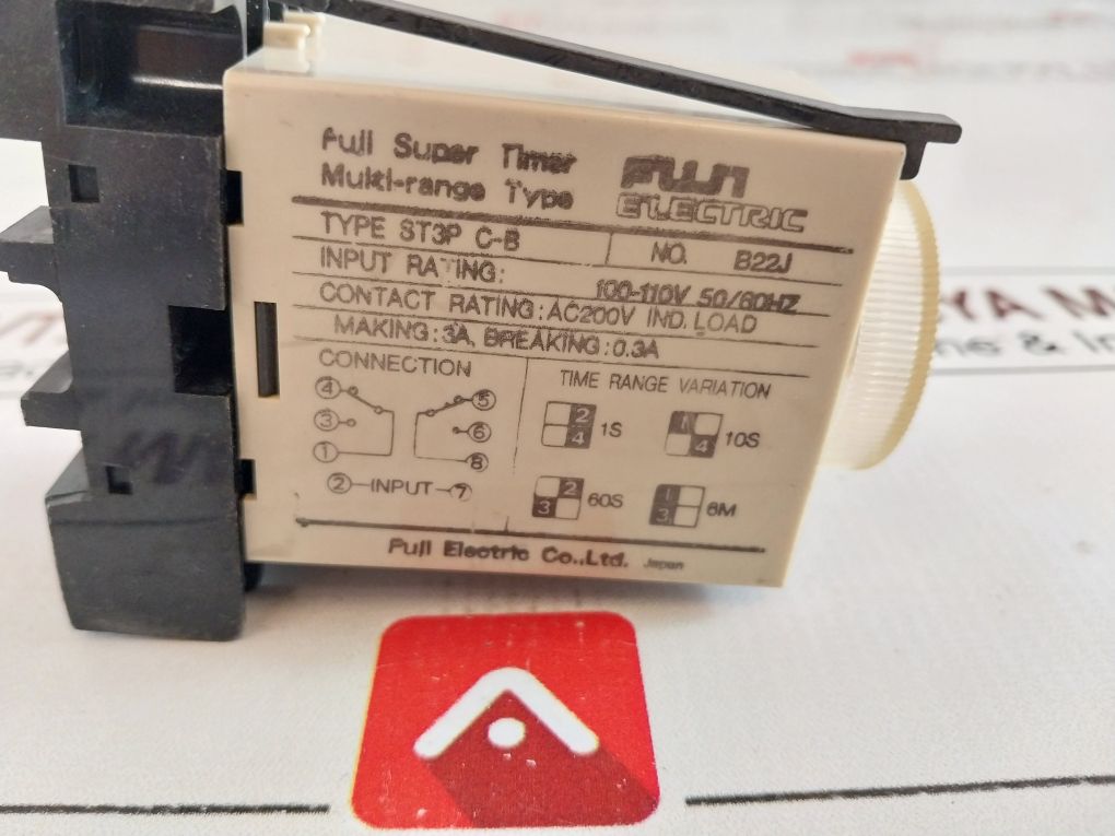 Fuji Electric St3P C-b Time Delay Relay