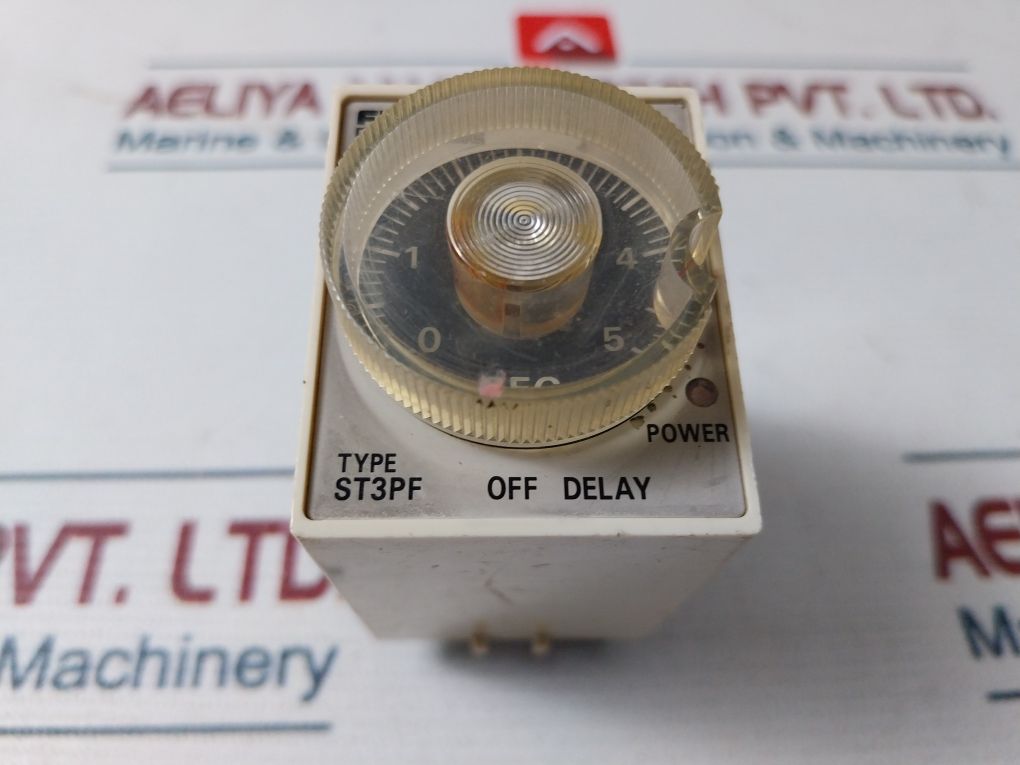 Fuji Electric St3Pf Off-delay Timer 3A 250 Vac 0-5 Sec