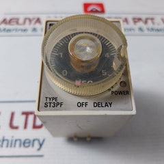 Fuji Electric St3Pf Off-delay Timer 3A 250 Vac 0-5 Sec