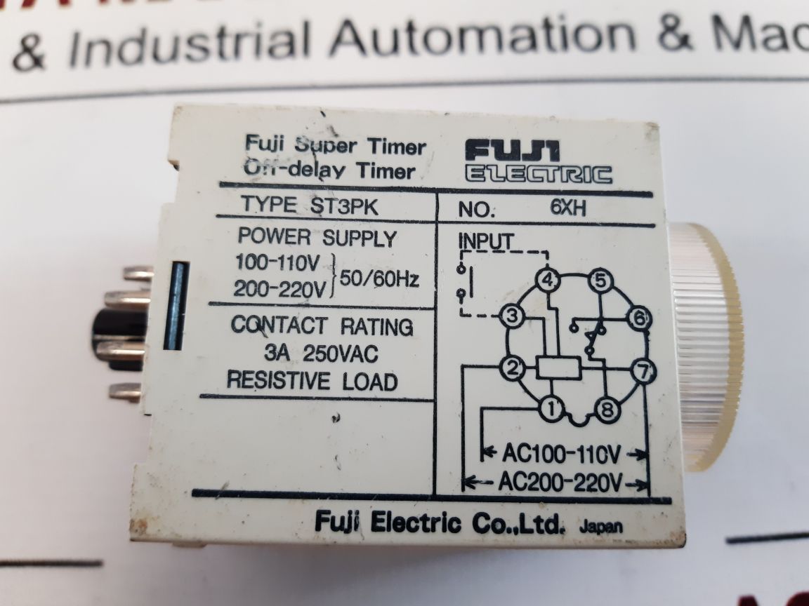 Fuji Electric St3Pk On-delay Timer