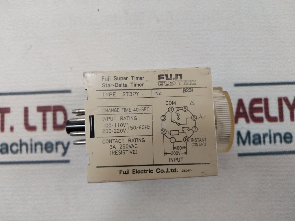 Fuji Electric St3Py Super Timer 0-30 Sec Ac100-110V/200-220V